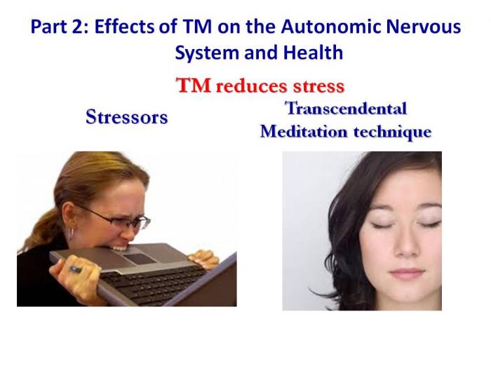 <b>In Part 2 of our overview of the research, we will consider the effects of TM on the autonomic nervous system, stress and health. </b>
